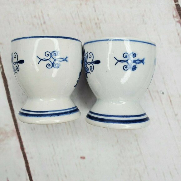 Vintage Rare Delfa Windmill Mini Thimble & 2" Tea Cups Collectible Set - Picture 8 of 11